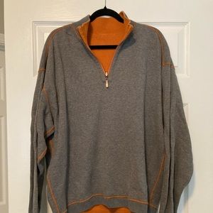 Tommy Bahama 1/4 Zip Reversible Sweater Jacket